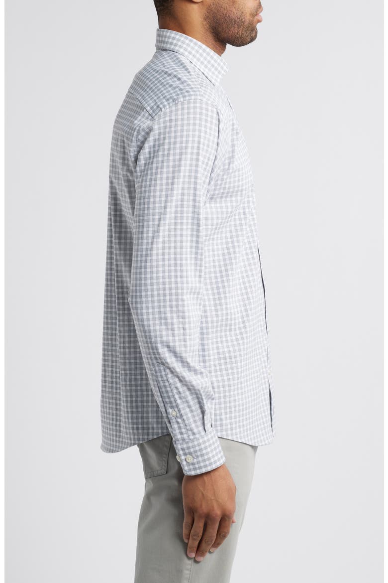 Westwood Plaid Button-Up Shirt, Alternate, color, LIGHT GRAY
