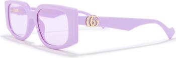 55mm Rectangular Sunglasses