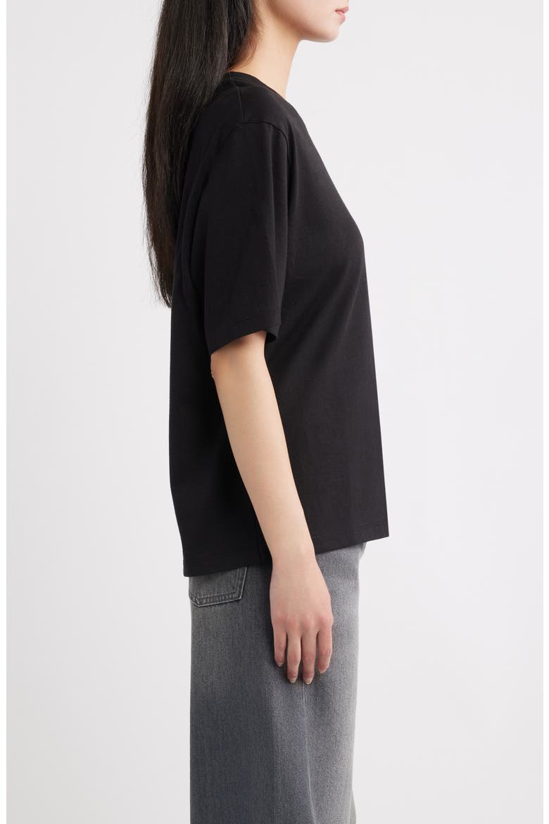 Everyday Cotton T-Shirt, Alternate, color, BLACK