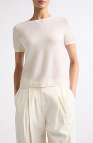 Lisa Yang Ira Short Sleeve Cashmere Sweater