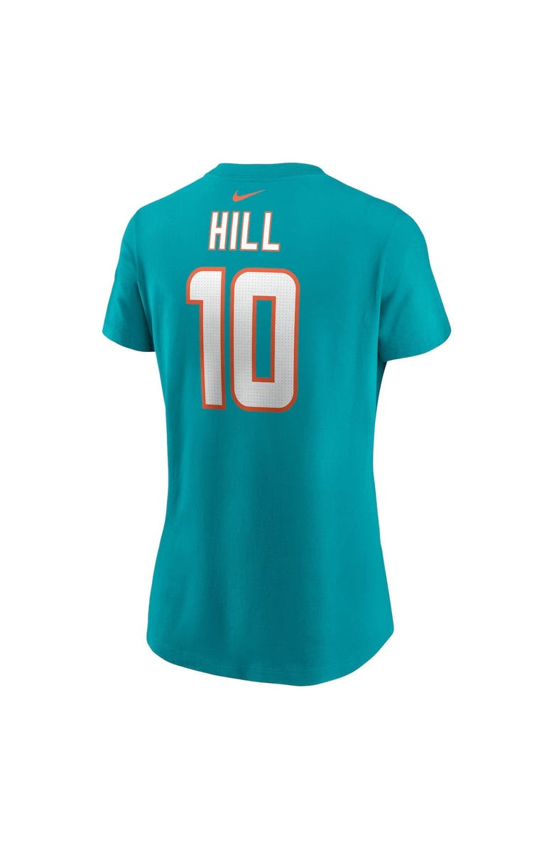 Nike Women's Nike Tyreek Hill Aqua Miami Dolphins Player Name & Number T-Shirt, Alternate, color, Aqua