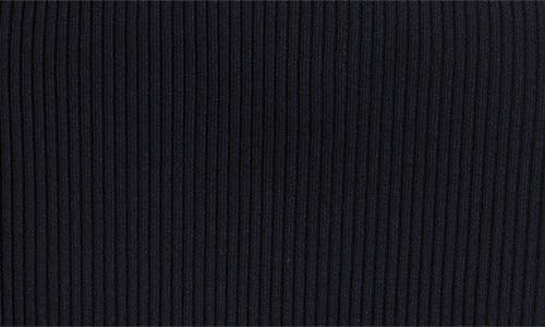 Hugo Boss Boss Orange Forberts Rib Body-con Dress In Navy