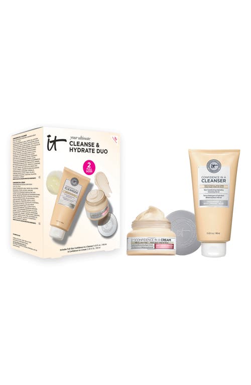Shop It Cosmetics Cleanse & Hydrate Duo Set In No Color