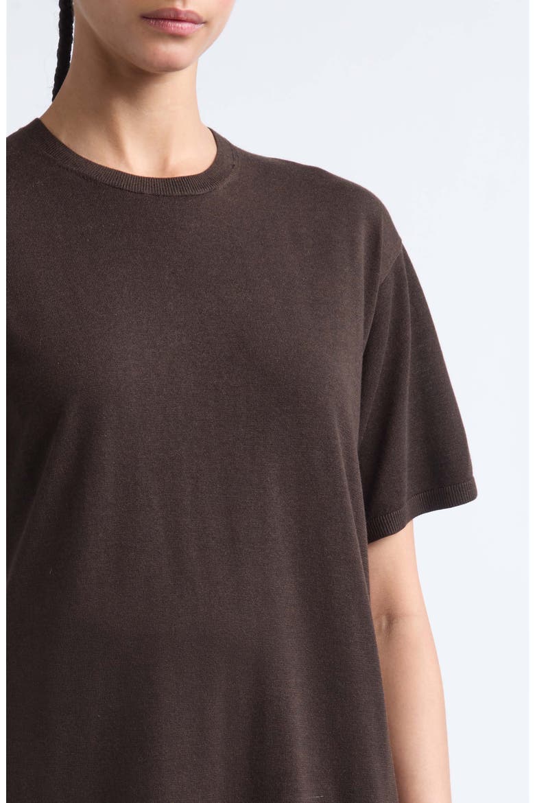 Knit T-Shirt, Alternate, color, FONDANTE