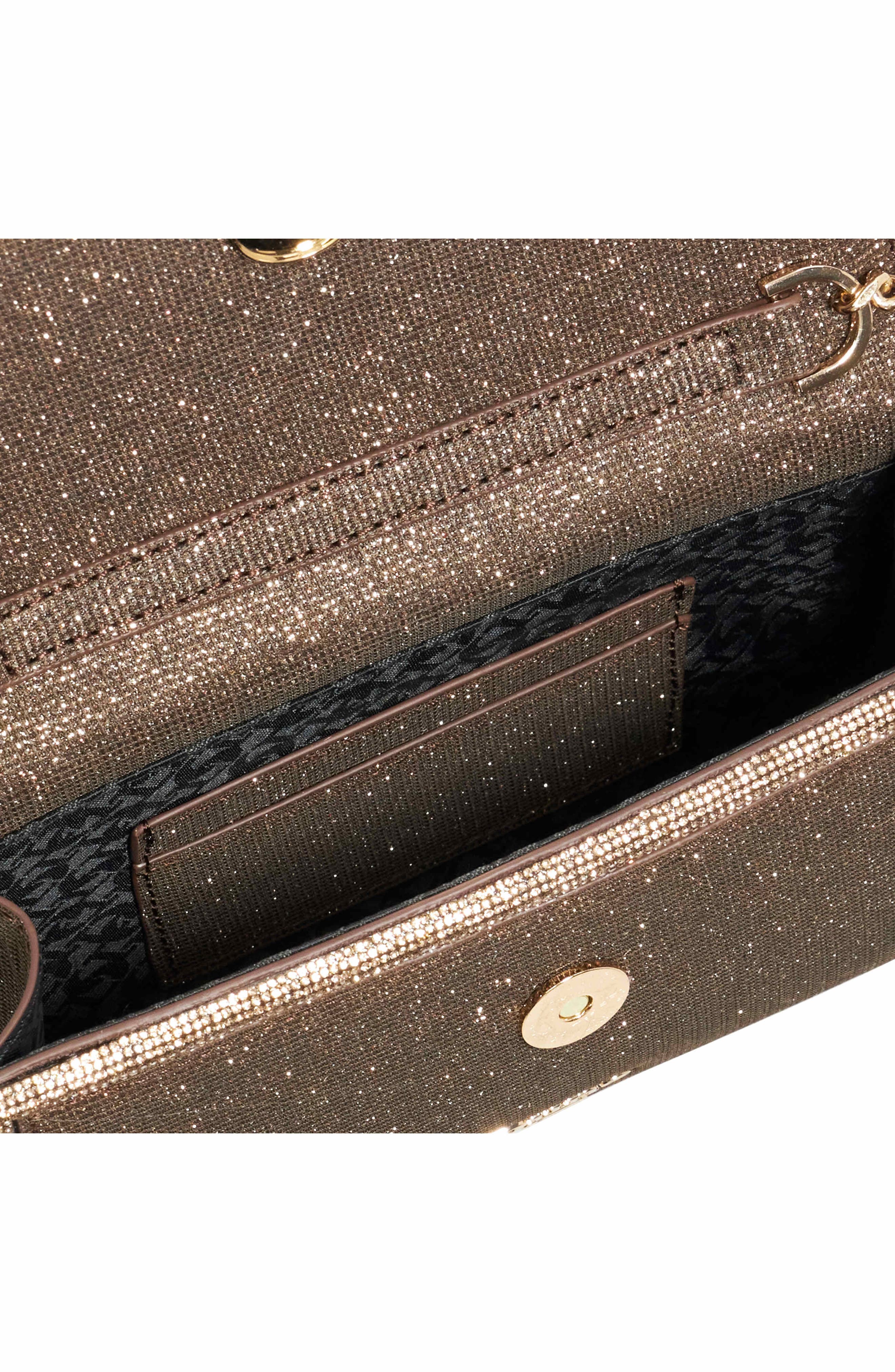 Dune London Bellini Clutch, Alternate, color, Bronze