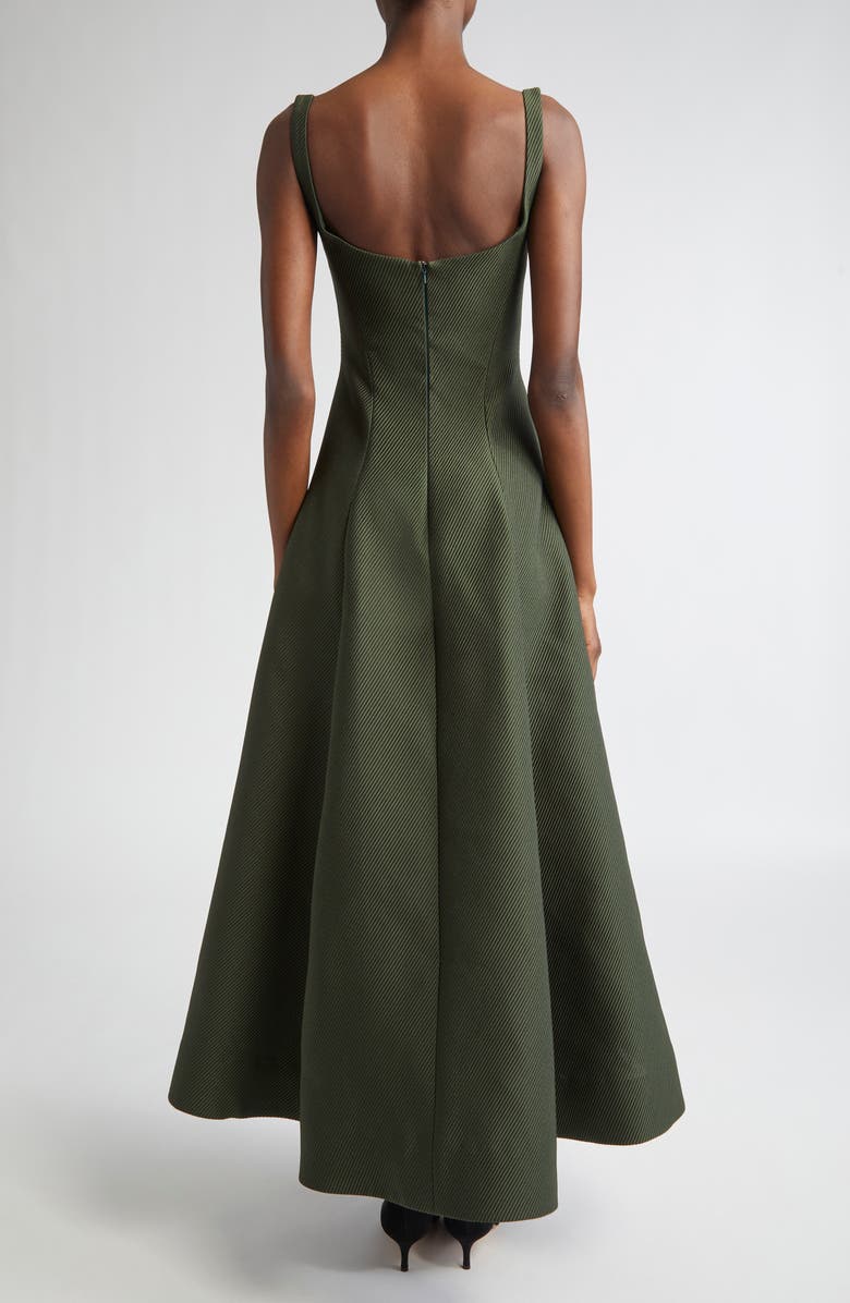 Lela Rose Fit & Flare Midi Dress, Alternate, color, 