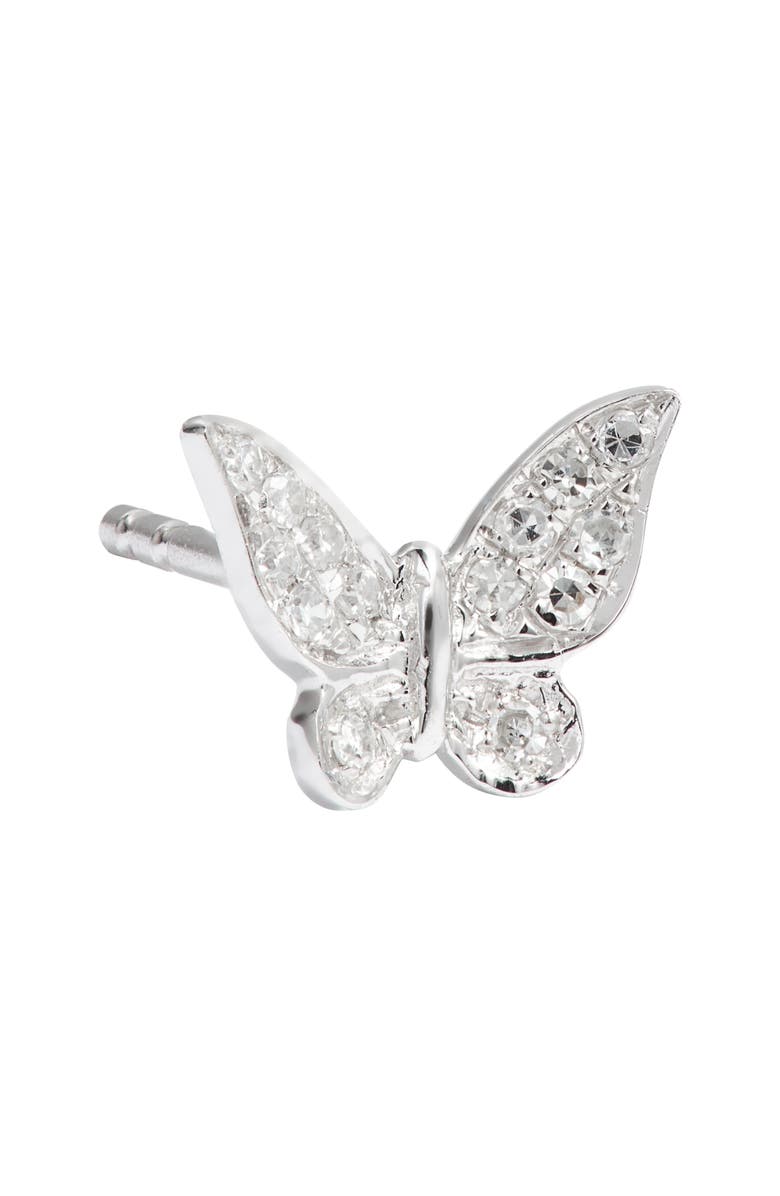 Meira T Butterfly Diamond Stud Earrings, Alternate, color, 