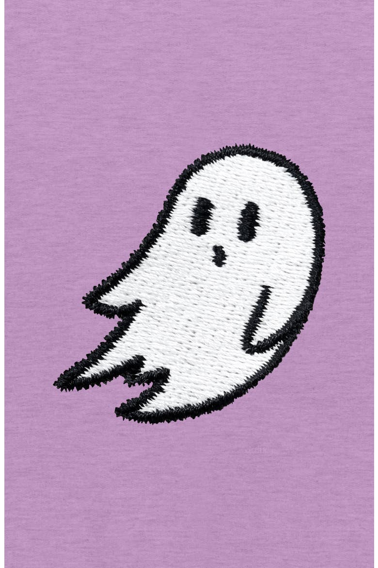 Mens Ghost Midweight Hooded Sweatshirt, Alternate, color, Purple