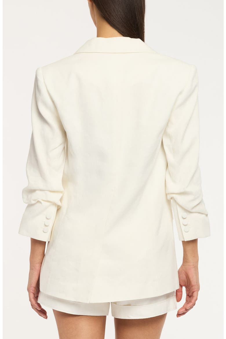Kylie Linen & Cotton Blazer, Alternate, color, IVORY