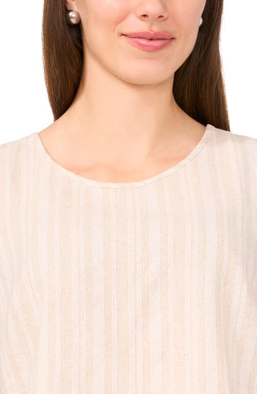 Halogen ® Stripe Shell Top In Neutral