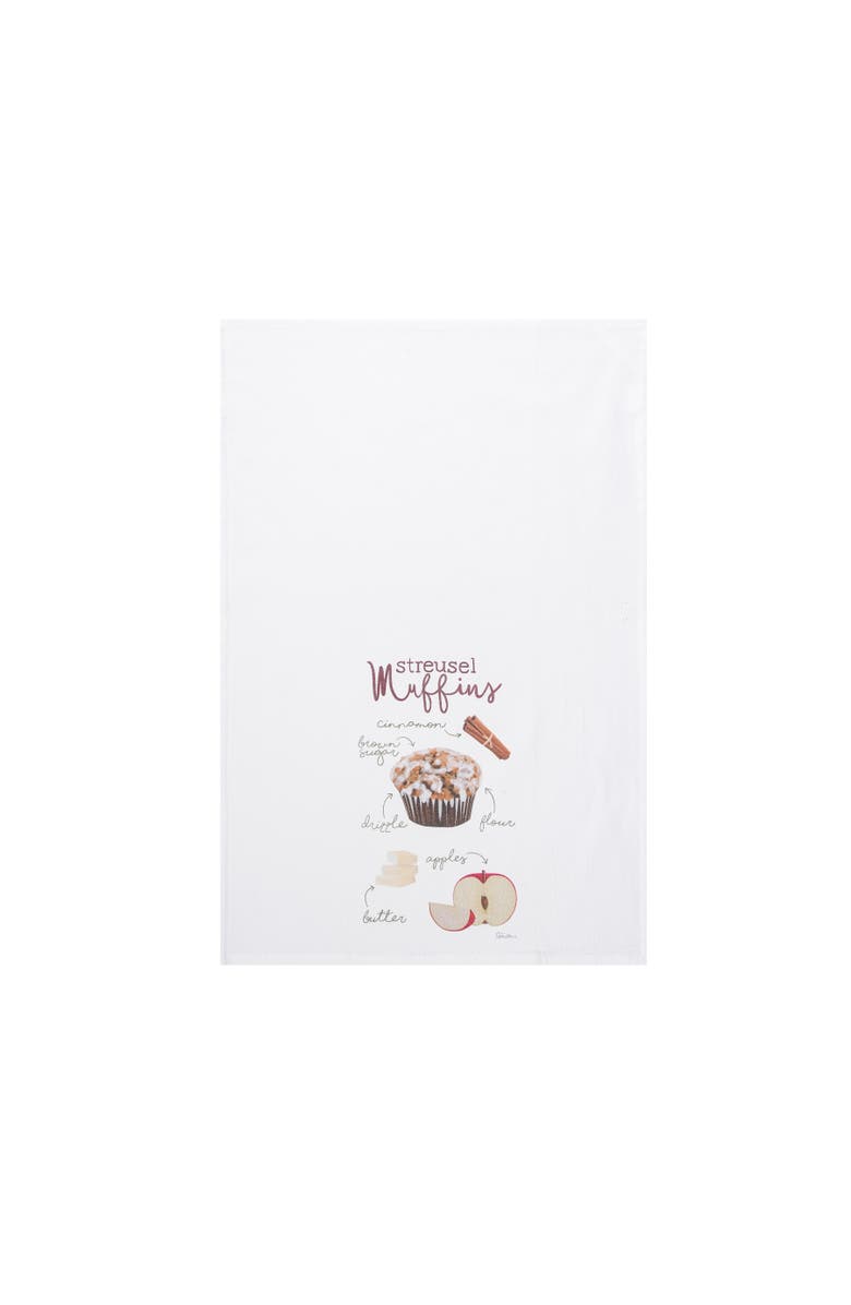 C&F Home Apple Cider Crisp & Streusel Towel Set of 3, Alternate, color, White