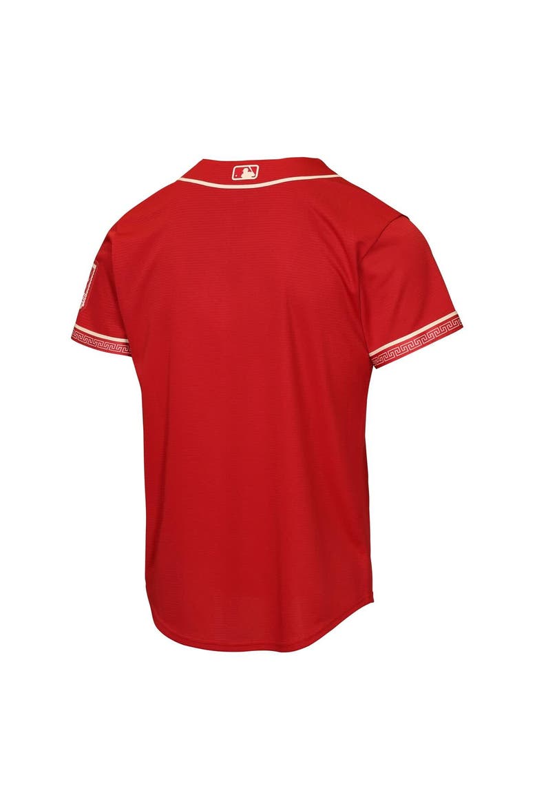 Youth Nike  Red Texas Rangers 2026 City Connect Stadium Jersey, Alternate, color, Red