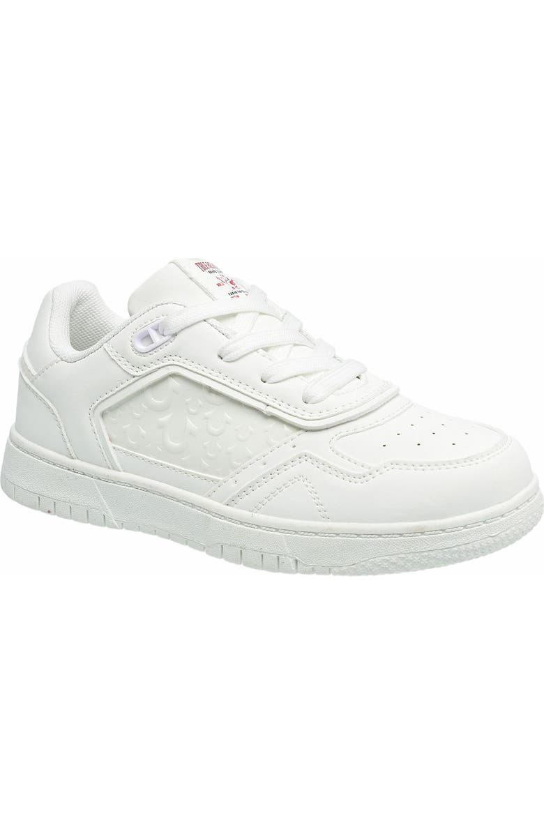 True Religion Boy's Jones Court Sneaker, Main, color, White