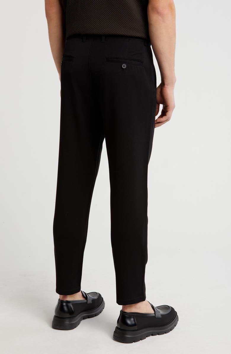 DENIM AND FLOWER City High Waist Crop Pants, Alternate, color, Black