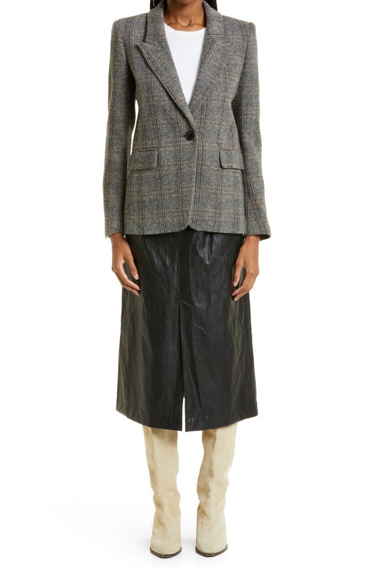 Kerstin Herringbone Wool Jacket, Main, color, BEIGE MULTI