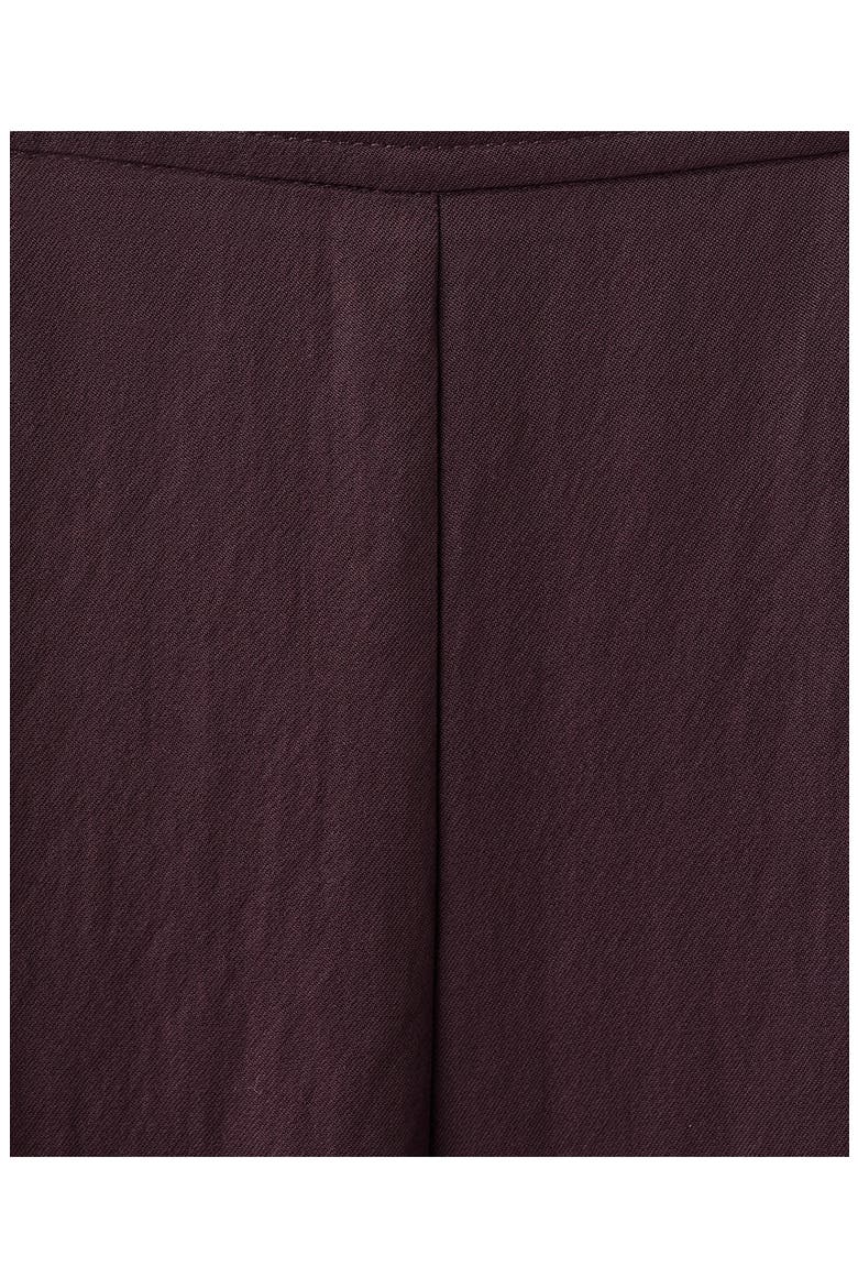 Pleated Palazzo Pants, Alternate, color, BURGUNDY