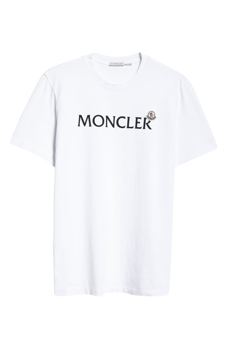 Moncler Logo Cotton Graphic T-Shirt, Alternate, color,