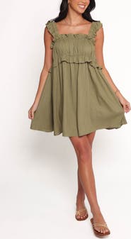 Petal & Pup Orion Frill Strap Mini Sundress