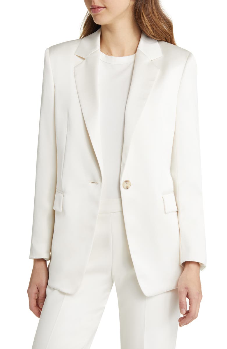 BOSS Jocalura Recycled Polyester Blazer, Alternate, color, 