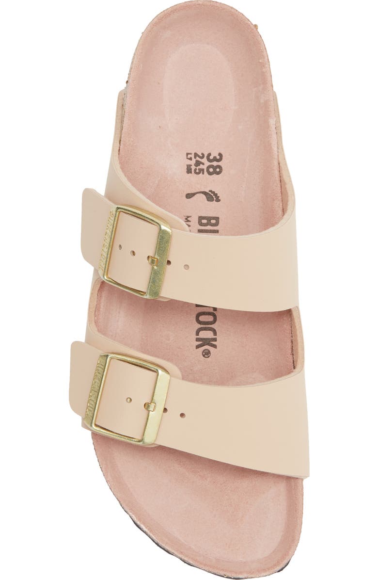 Birkenstock Arizona Triples Slide Sandal, Alternate, color, New Beige Pink
