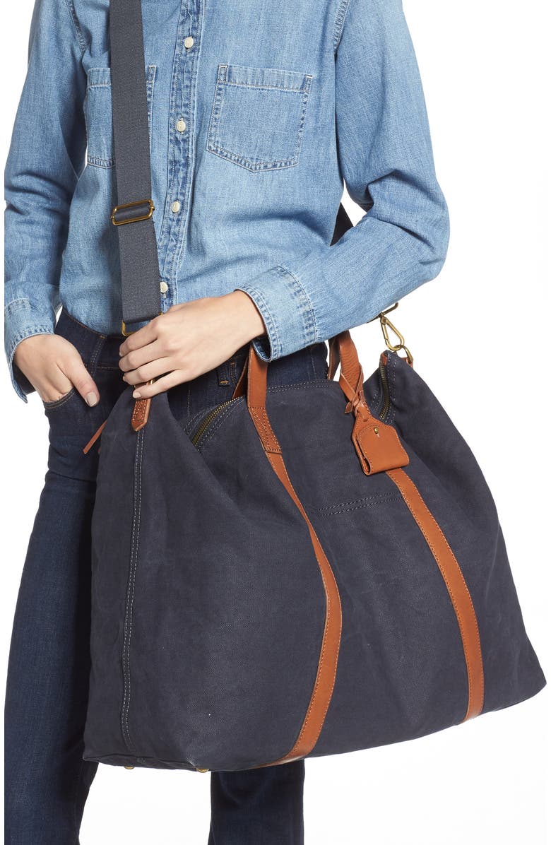 Madewell Canvas Weekend Bag, Alternate, color,