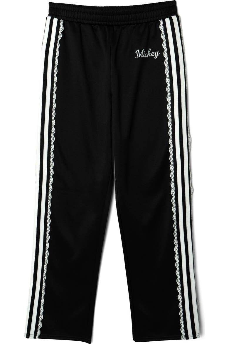 Mickey Mouse Track Pants, Alternate, color, Jet Black Mickey