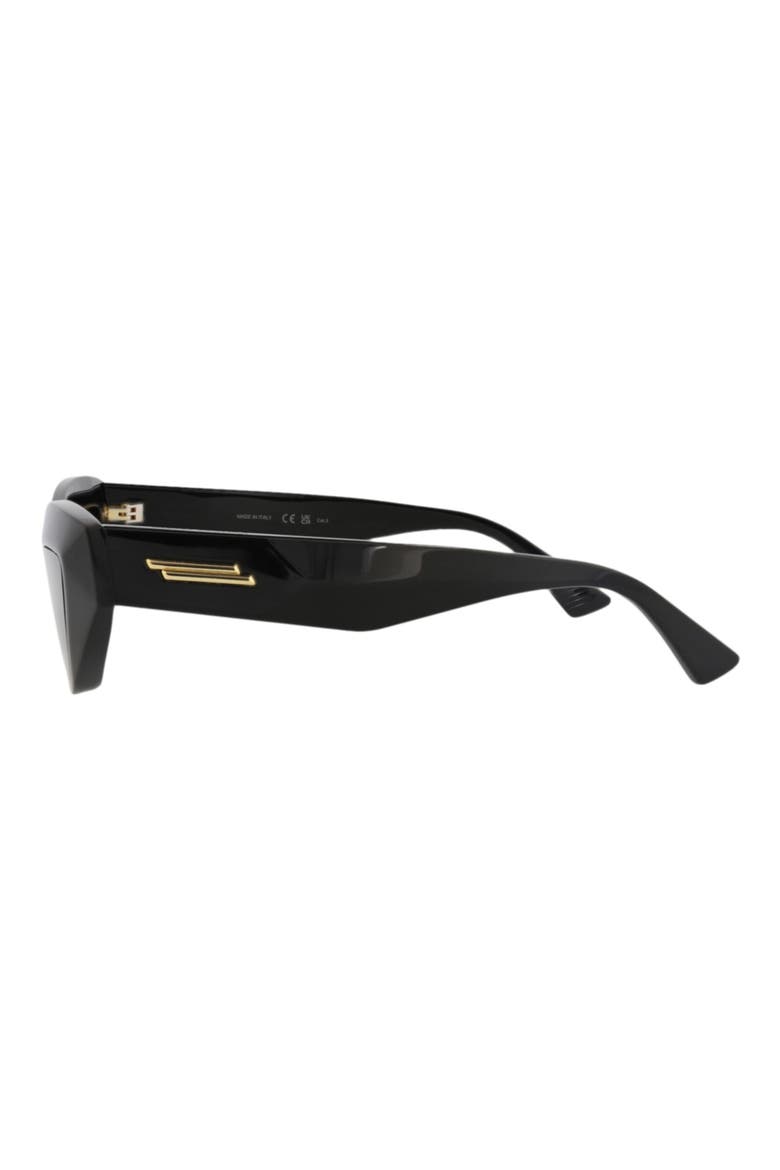 53mm Cat Eye Sunglasses, Alternate, color, BLACK BLACK GREY