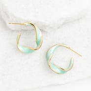 Starfish Project With a Twist Hoops in Mint
