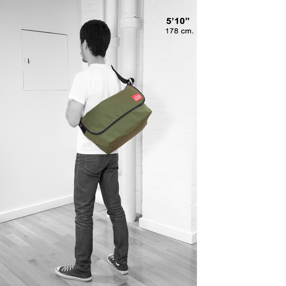 Vintage Messenger Bag, Alternate, color, Olive