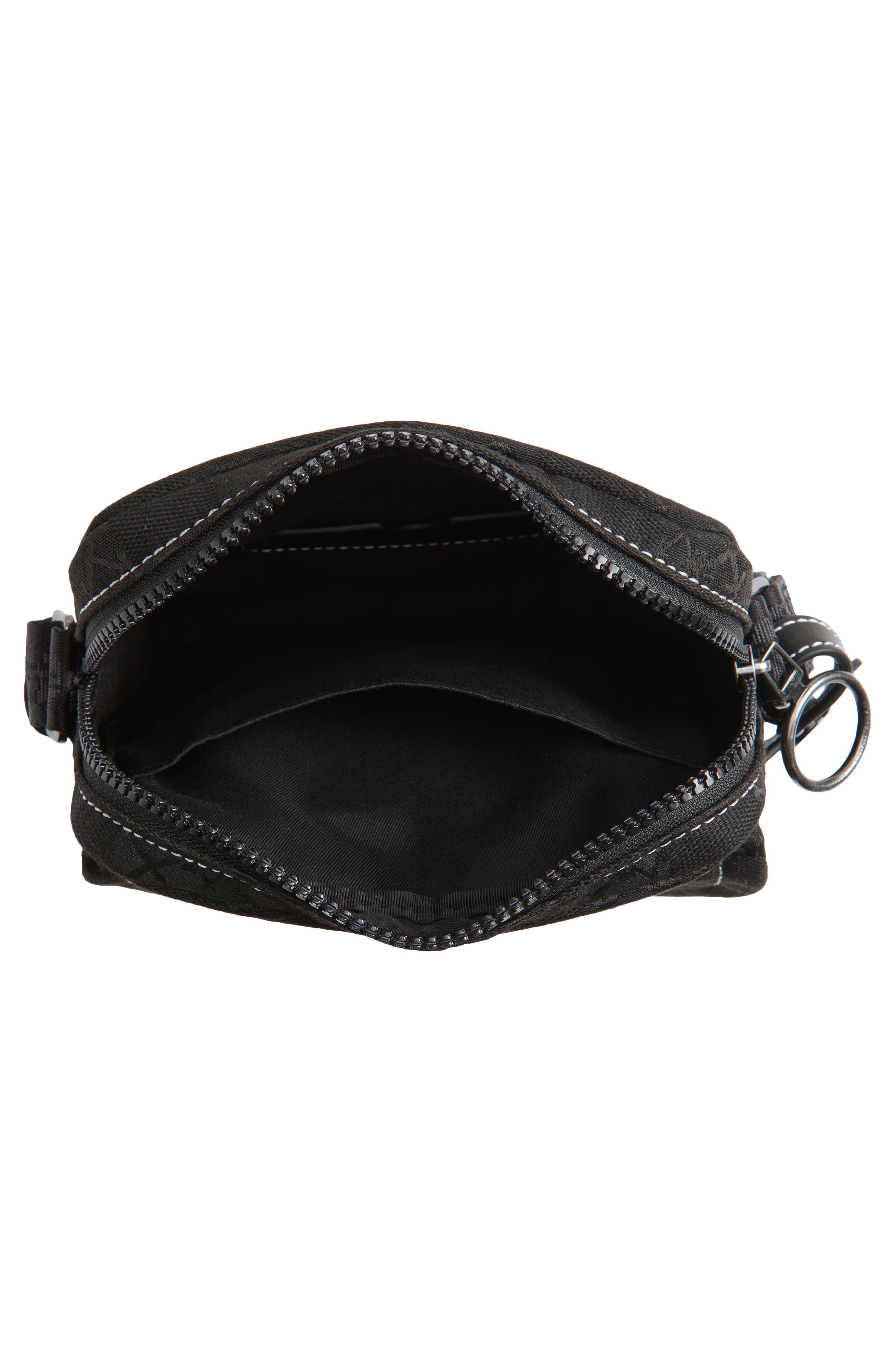 Off-White North/South Flight Multi Pocket Crossbody Bag, Alternate, color, Black