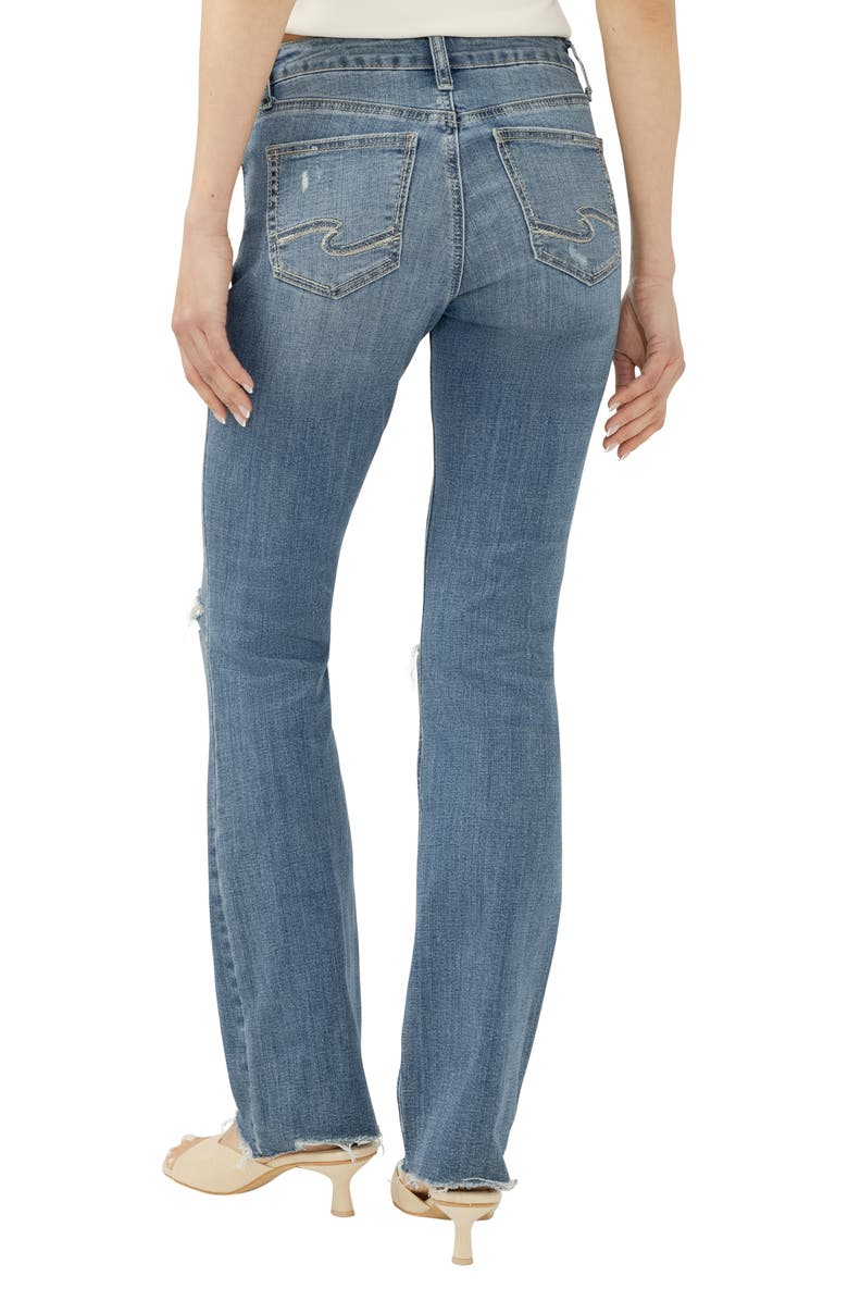 Silver Jeans Co. Suki Curvy Mid Rise Slim Bootcut Jeans, Alternate, color, Kickin' It