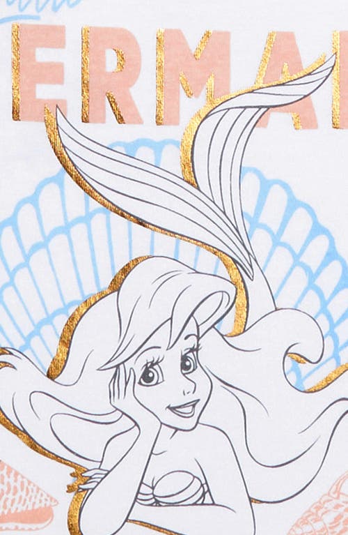 Shop Tucker + Tate Kids' Cotton Graphic T-shirt In White- Multi Little Mermaid