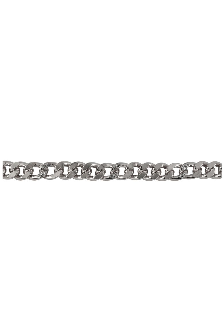 Curb Chain Necklace, Alternate, color, SILVER