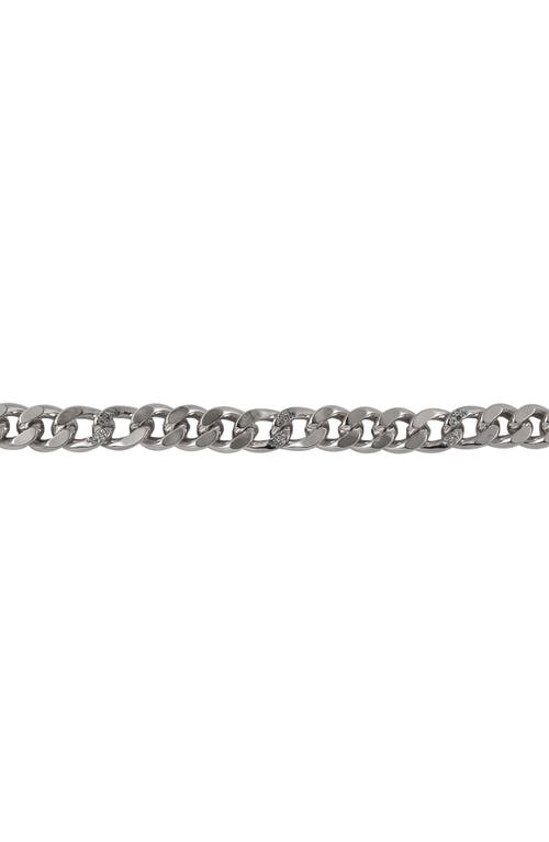 Laundry By Shelli Segal Curb Chain Necklace In Silver