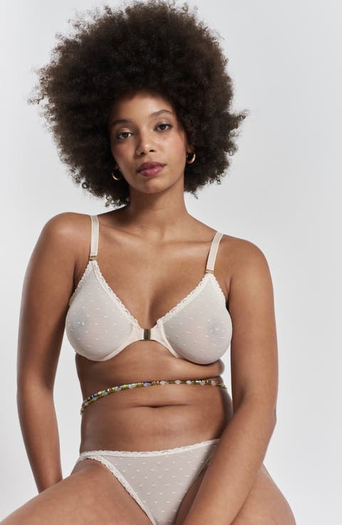 Sakura Front-Close Recycled-Lace Underwire Bra