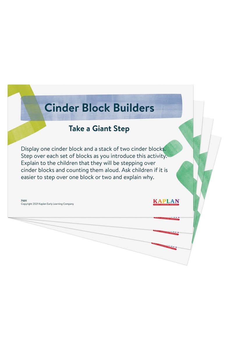 Kaplan Early Learning Company Foam Cinder Block Builders - Set of 20, Alternate, color, Multicolor