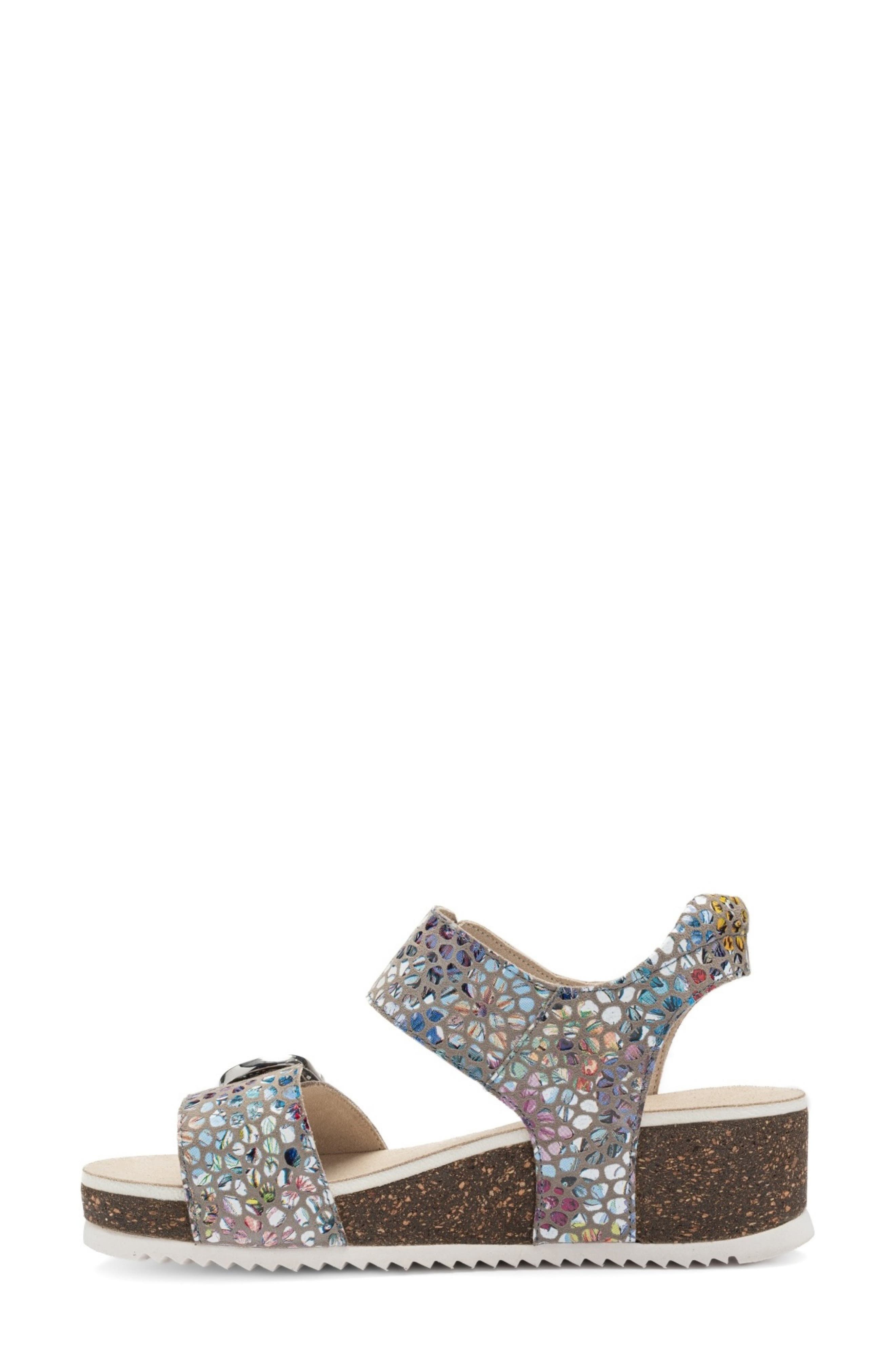 Nova Platform Wedge Sandal, Alternate, color, KONFETTIKID