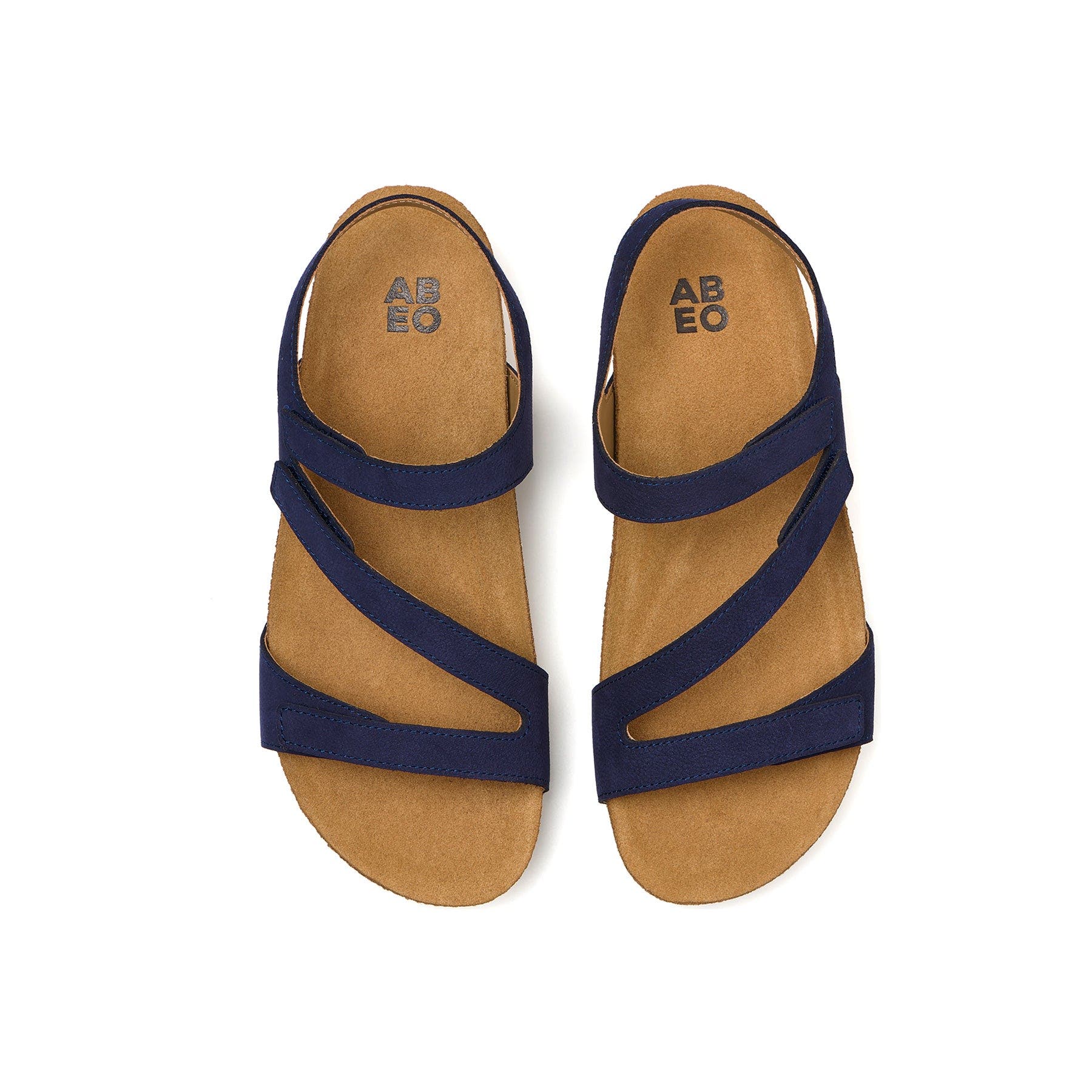 Algarve Strap Sandal, Alternate, color, Navy