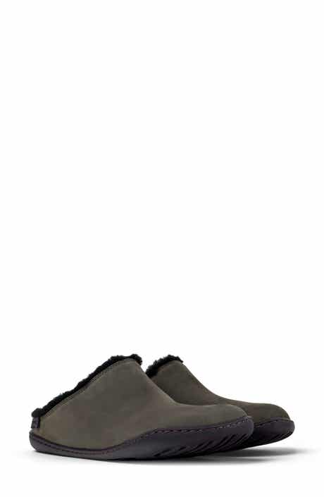 Camper Peu Cami Faux-Fur Trim Mule