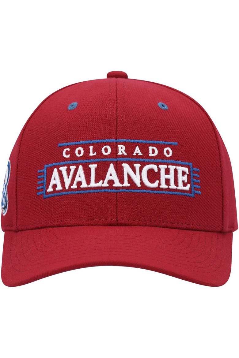 Men's Mitchell & Ness Burgundy Colorado Avalanche LOFI Pro Snapback Hat, Alternate, color, Maroon