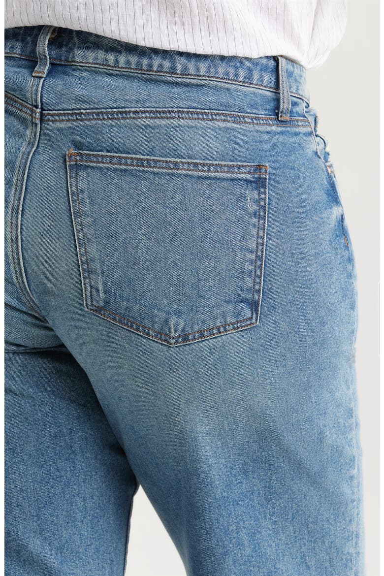 Meg Seamed High Waist Ankle Wide Leg Jeans, Alternate, color, FAITH W/MED BAS