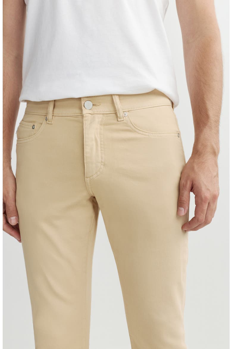 Russell DL Ultimate Knit Slim Straight Jeans, Alternate, color, SANDLOT