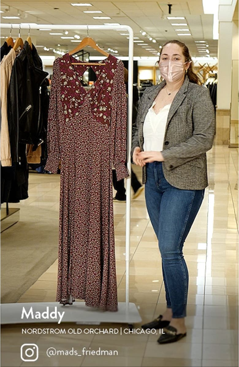 Love Story Long Sleeve Maxi Dress, sales video thumbnail