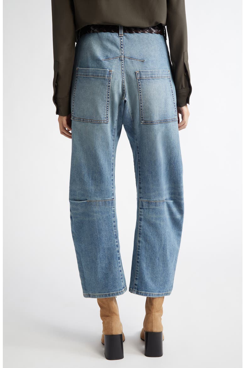 Shon High Waist Barrel Leg Jeans, Alternate, color, SUMMER WASH