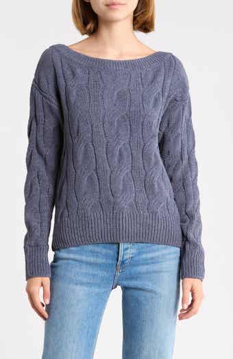 Chenille Cable Knit Sweater