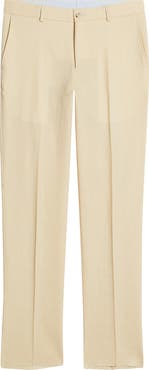 Berle Flat Front Linen Pants
