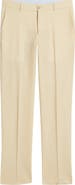 Berle Flat Front Linen Pants