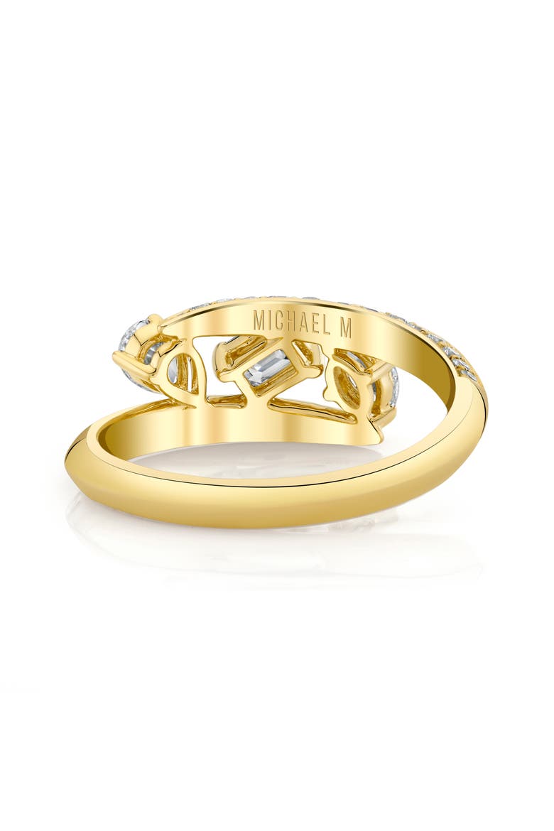 Montage Knife-Edge Bypass Ring, Alternate, color, Yellow Gold