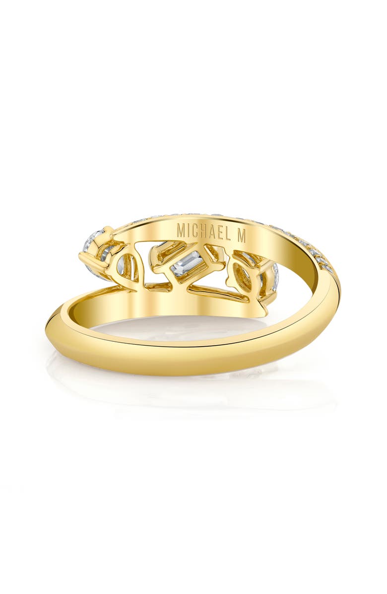 Michael M Montage Knife-Edge Bypass Ring, Alternate, color, Yellow Gold