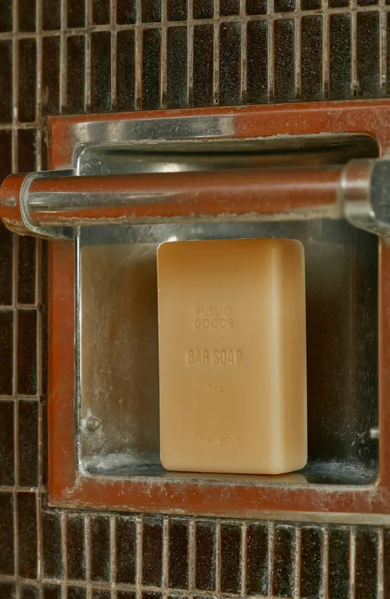 PUBLIC GOODS Bar Soap, 3 Pack, Alternate, color, 3 Pack & Soap Dish